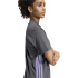 Camiseta adidas T-shirt Essentials 3-Stripes Mujer Gris