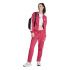 Calça adidas Essentials com 3 listras e barra dobrada Mulher rosa/branca
