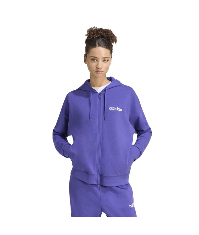 Moletom Mulher adidas Essential Linear roxo