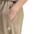 Calça adidas Essentials com punho e logo pequeno Mulher cáqui/branca