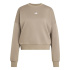 Sudadera adidas Essentials Small Logo Feel Cozy Mujer Khaki/Blanco