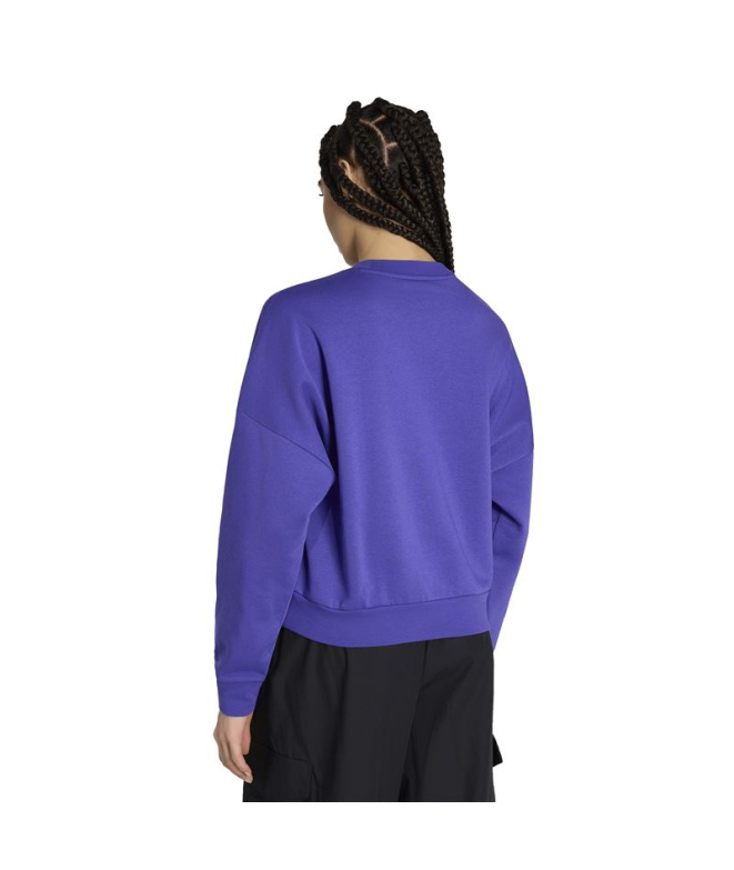 Sudadera Adidas Essentials Small Logo Mujer Morado