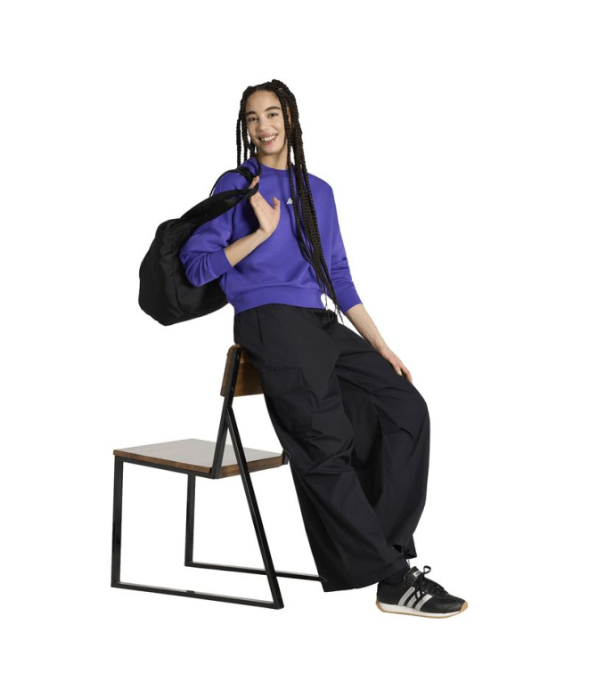 Sweat Adidas Essentials à petit logo Femme violet
