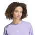 Sudadera adidas Essentials Small Logo Feel Cozy Mujer Morado/Blanco