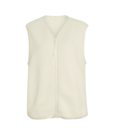 Gilet polaire sans manches adidas City Tech Femme blanc