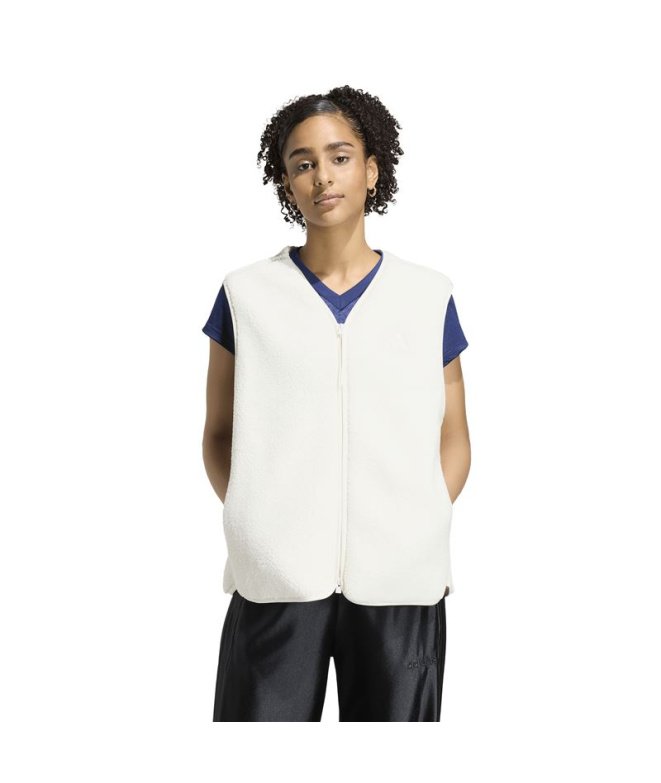 Colete regata adidas City Tech Mulher branco.