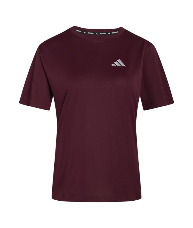Camisa Running Mulher adidas adi365, cor bordô