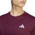 Chemise Running Femme adidas adi365, bordeaux