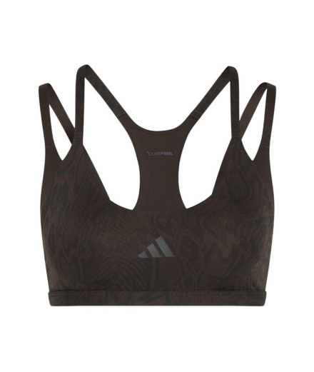 Sujetador deportivo de Fitness adidas Opt Primelift Marrón