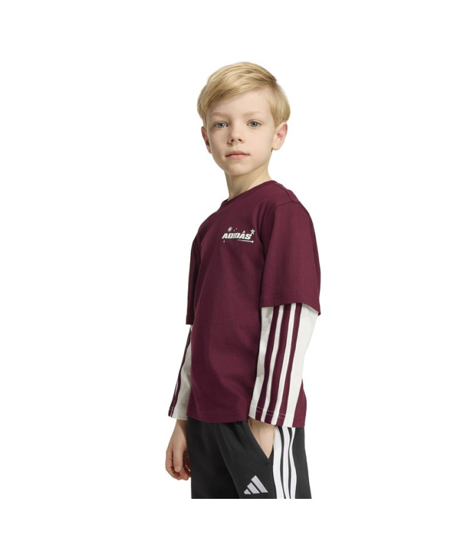 Camiseta adidas Lk Dy Maroon