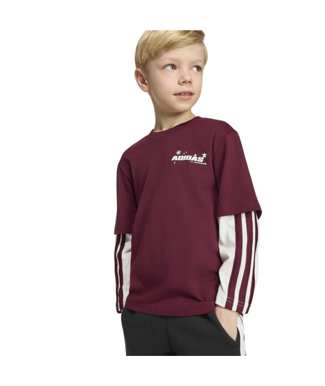 Camiseta adidas Lk Dy Maroon