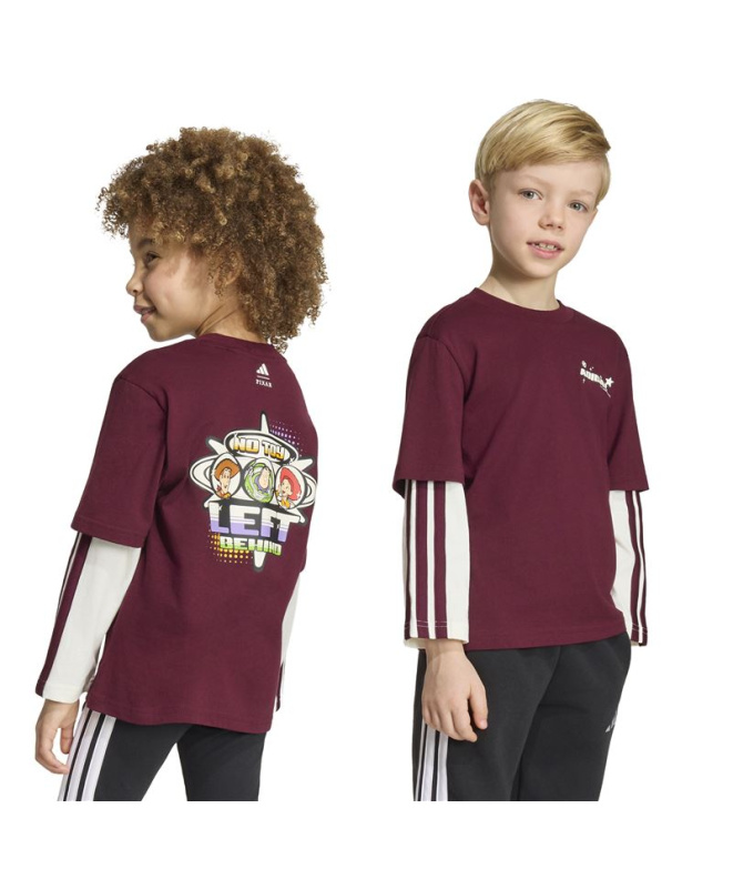 T-shirt adidas Lk Dy Maroon