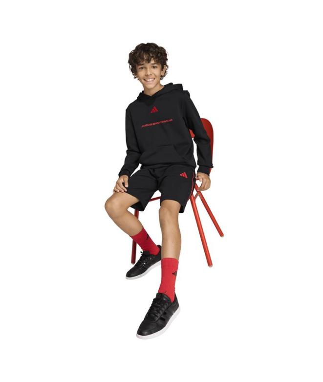Sudadera adidas Fl Hd Niño Negro