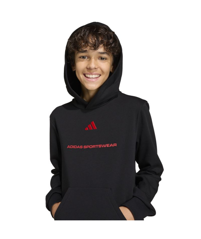 Moletom adidas FL HD Menino preto