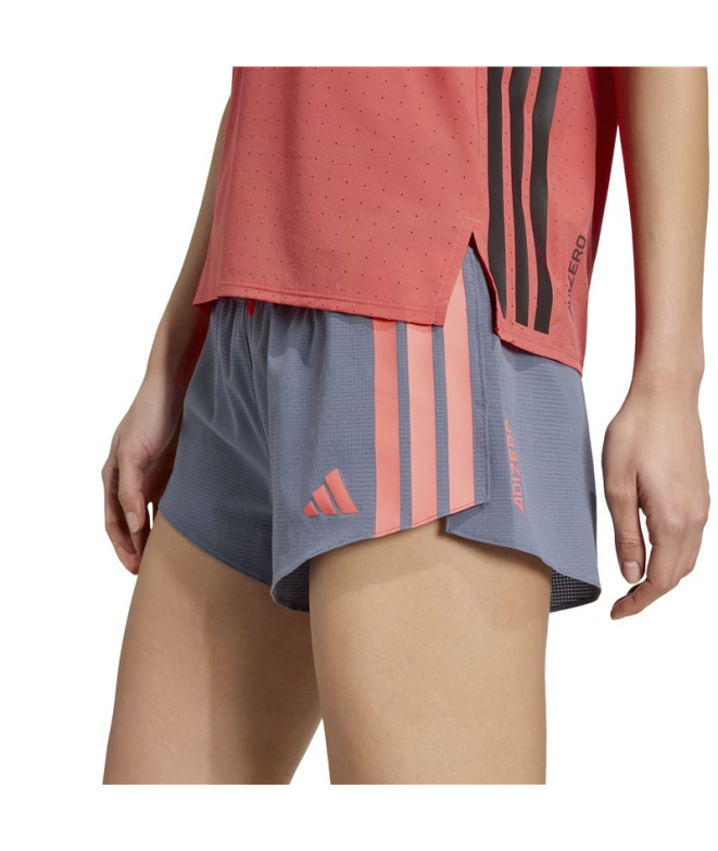 Calça Running adidas Adizero Gel W Onix/Tursol