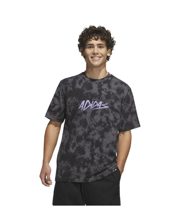 Camiseta adidas M Lux Clr Aop Cinza