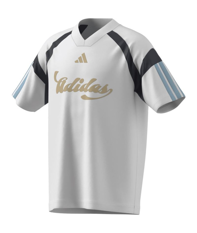 T-shirt Enfant adidas Hot Blanc/Bleu/Beibru/Maosno