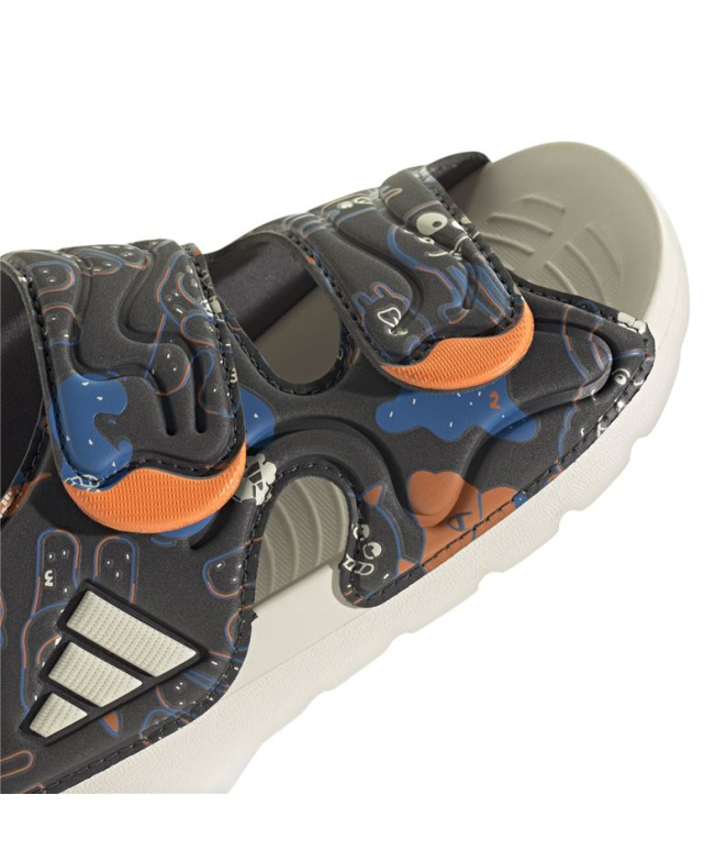 Sandales Enfant adidas Altaswim 3 Gris/Noir/Nalu