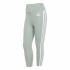 Collants Fitness adidas Opt ES 3Stripes 3/4, taille L Femme coloris Sama/Blanc