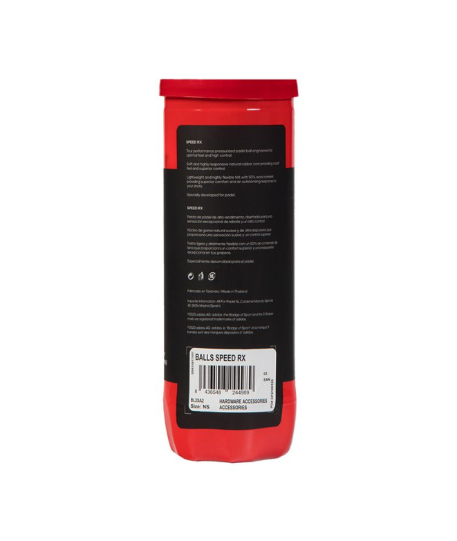 Tiroir balles Pádel adidas Speed Rx jaunes