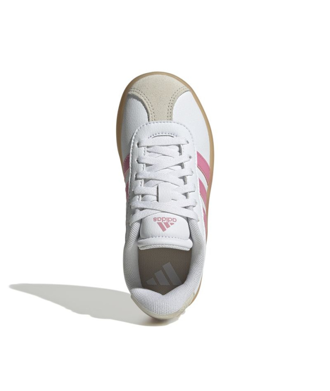 Chaussures blanches adidas VL Court 3.0 Enfant