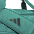 Bolsa Fitness pequena Adidas Tra Defender, verde/preta, estilo time