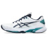 Sapatilhas Asics Solution Speed FF 4 Homem Branco Tênis Azul-marinho