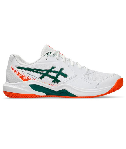 Sapatilhas Tênis Asics Gel Dedicate 9 Homem , Branco/Verde