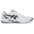 Chaussures Tennis Asics Gel Dedicate 9 Homme , blanc/noir