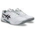 Chaussures Tennis Asics Gel Dedicate 9 Homme , blanc/noir