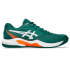 Sapatilhas Tênis Asics Gel Dedicate 9 Homem , Verde/Branco