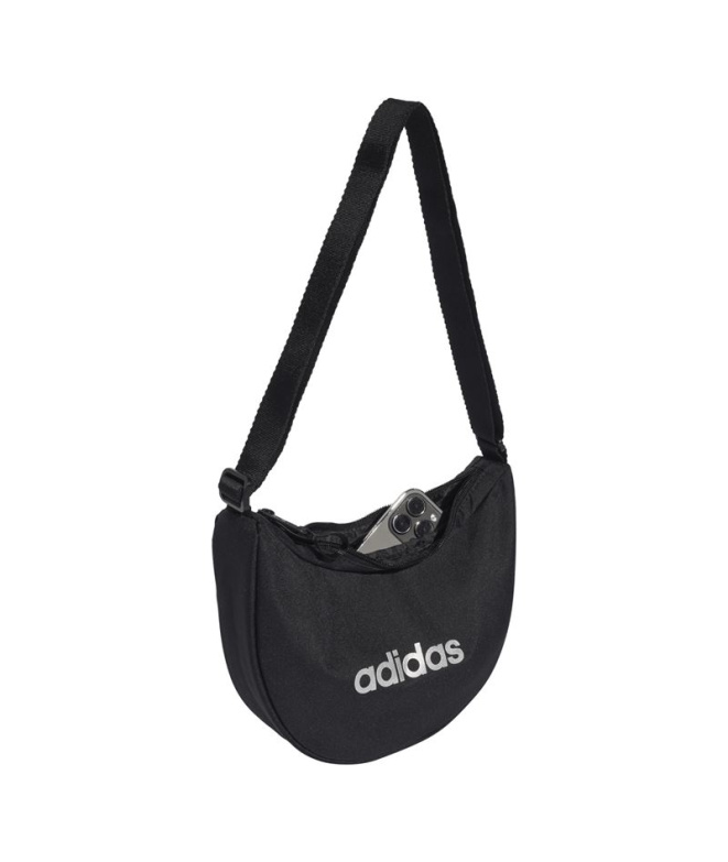Bandolera adidas L Ess Pouch Mujer Negro/Plamet