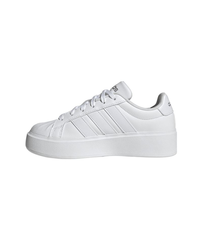 Chaussures adidas Streettalk Bold J blanches...