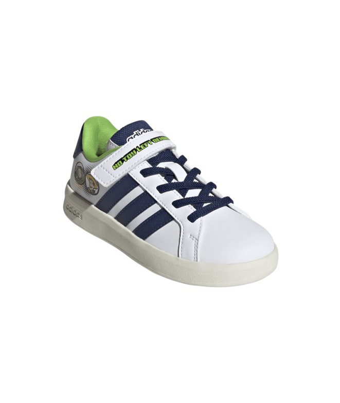 Chaussures blanches adidas Grand Court Toy...