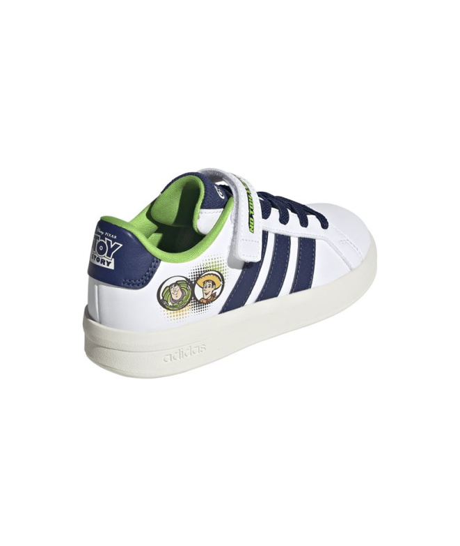 Chaussures blanches adidas Grand Court Toy...