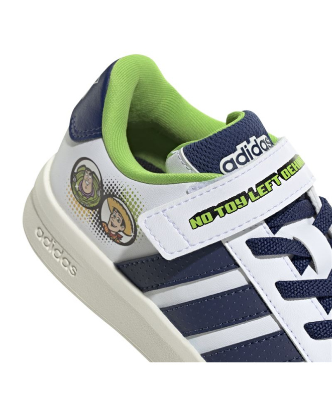 Chaussures blanches adidas Grand Court Toy...