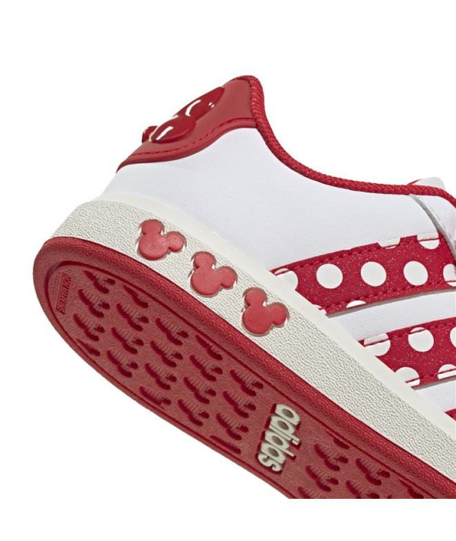 Chaussures blanches adidas Grand Court Minnie...