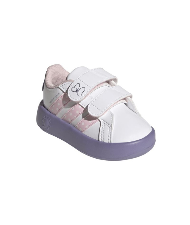 Chaussures blanches adidas Grand Court Minnie...