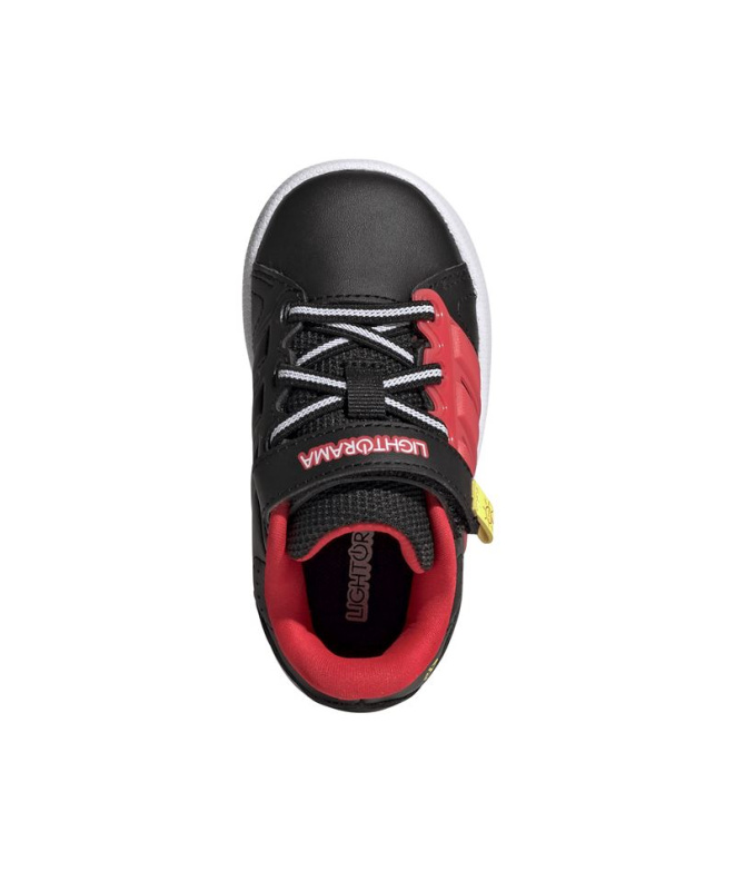 Chaussures noires adidas Lightorama Court Enfant