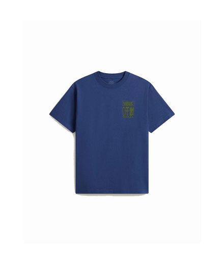 T-shirt Vans Cut And Paste SS pour Homme , bleu marine...