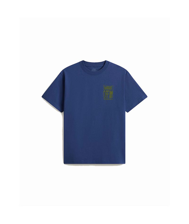 T-shirt Vans Cut And Paste SS pour Homme , bleu...