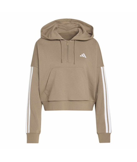 Sweat adidas W 3 bandes Ft Qz Caqsei/Blanc