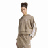 adidas W 3 Stripes Ft Qz Caqsei/ Moletom Branco