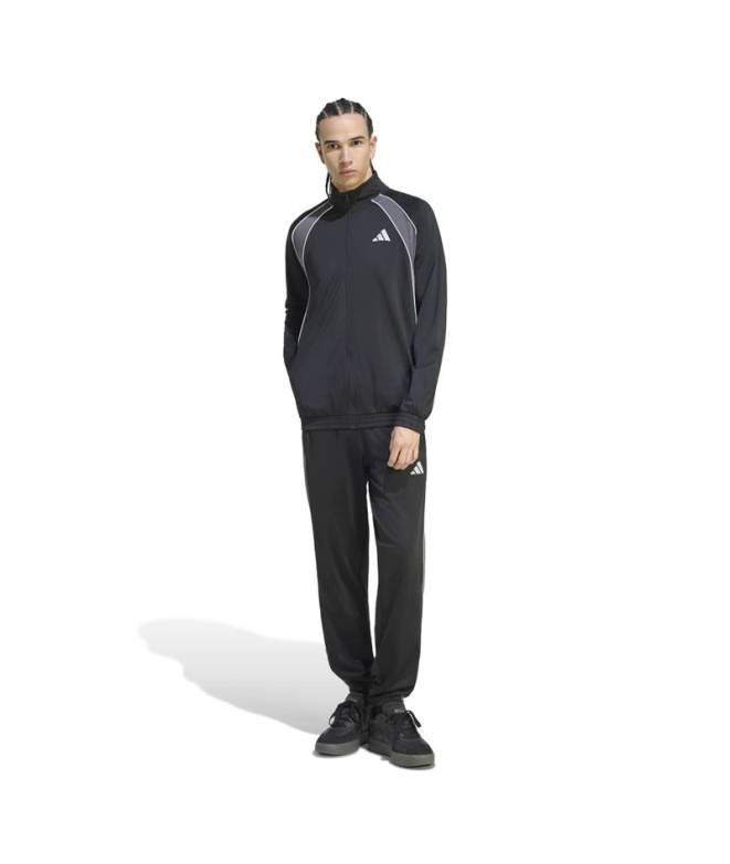 Fato de treino adidas M Colorblock preto