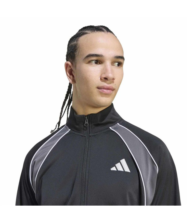 Fato de treino adidas M Colorblock preto