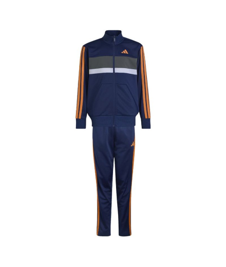 Chándal adidas J 3 Bandas Tiberio Azul Oscuro
