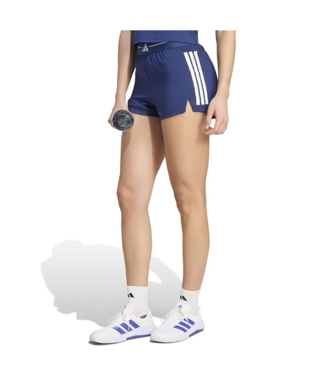 Calça Fitness adidas Hyg Woven rt azul-escura