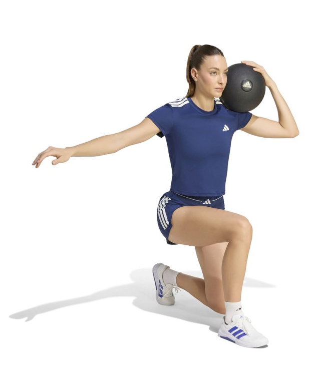 Calça Fitness adidas Hyg Woven rt azul-escura