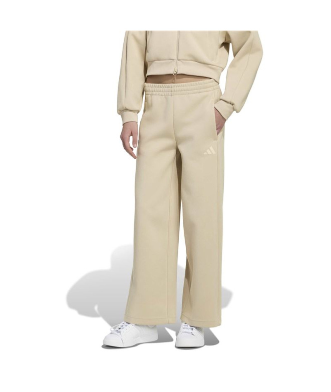 Calça adidas Jg Fi Wide Bege