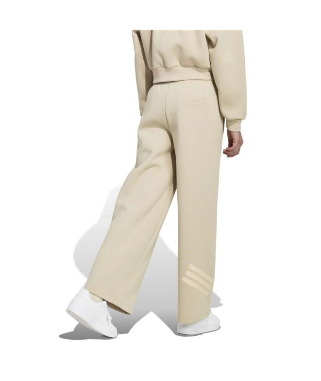 Pantalons large beige adidas Jg Fi